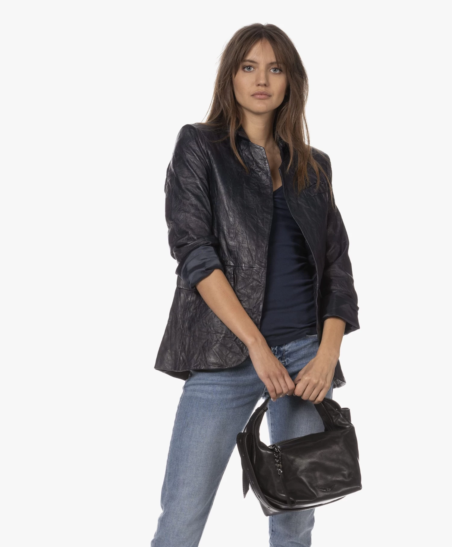 Zadig & Voltaire Le Cecilia Leren Tas - Zwart 2 Zadig & Voltaire Le Cecilia Leren Tas - Zwart - Afbeelding 2