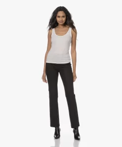 Closed Ribgebreide Lyocellmix Tanktop - Ivoor -Kleding Series Winkel 230808 37ee9ffc 5e62 467f 98c3 a203466ac0da scaled