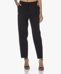 Japantky Shira Travel Jersey Peg Pantalon - Zwartblauw