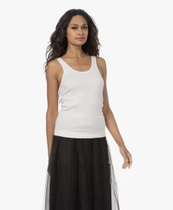 By Malene Birger Anisa Rib Tanktop - Soft White -Kleding Series Winkel 230808 8486f270 6250 4b9a bb99 cd1fd2522ee3 scaled