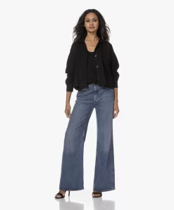 Drykorn Avivi Slub Jersey T-Shirt - Zwart -Kleding Series Winkel 230808 8506d344 9f7b 4b88 827e c77184de2bca scaled