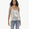 By Dariia Day Mulberry Zijden Camisole - Zilvergrijs