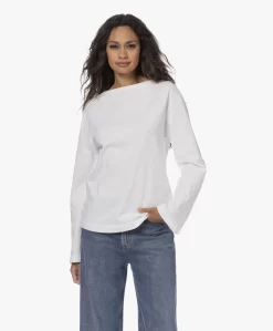 Citizens Of Humanity Darra Longsleeve Met Wijde Mouwen - Wit