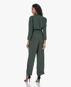 By-Bar Vida Seersucker Satijnen Jumpsuit - Pine Forest -Kleding Series Winkel 230808 f30a13be 8c3f 4c51 a136 c8ef9c56d84b