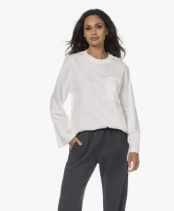 By Malene Birger Fayeh Longsleeve Met Wijde Mouwen - Soft White -Kleding Series Winkel 230809 16d02a21 849c 46eb 9c28 20539808b178 scaled