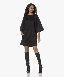 By-Bar Sadie Jaquard Jurk Met Flared Mouwen - Zwart -Kleding Series Winkel 230809 1f9d4931 560e 47b7 9a2f 37066f21b04c scaled