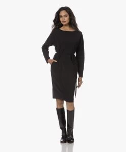 Japantky Dawi Travel Jersey Jurk Met Strikceintuur - Diepzwart -Kleding Series Winkel 230809 24c52ef0 2d8b 43b8 80df c8747615ae0f