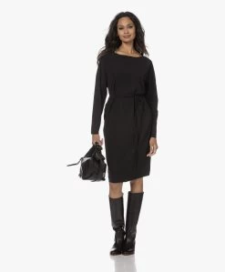 Japantky Dawi Travel Jersey Jurk Met Strikceintuur - Diepzwart -Kleding Series Winkel 230809 3027fdb1 56e9 4abd 9a28 e2f333dd35e7