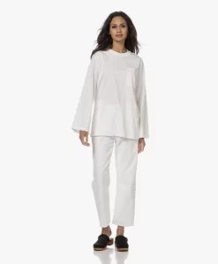 By Malene Birger Fayeh Longsleeve Met Wijde Mouwen - Soft White -Kleding Series Winkel 230809 3bcc015b b26f 4c74 acba 9df606b01cce scaled