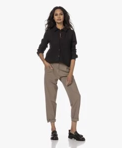 Japantky Ginto Travel Jersey Brushed Shacket - Diepzwart -Kleding Series Winkel 230809 5279e4dc 906c 4502 a77c 6f21db3ad3a2