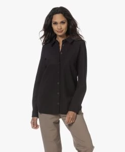 Japantky Ginto Travel Jersey Brushed Shacket - Diepzwart -Kleding Series Winkel 230809 62ed7b79 3060 4ec8 adf2 1b47d2f217a6