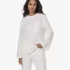 By Malene Birger Fayeh Longsleeve Met Wijde Mouwen - Soft White
