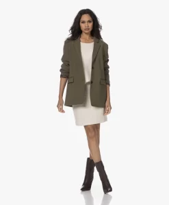 Closed Lola Oversized Scheerwolmix Blazer - Army Green -Kleding Series Winkel 230809 a4c52dfc 2e75 4464 890d 87baf67e9dd4 scaled