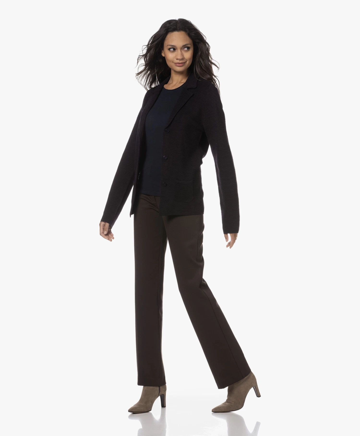 Panara Suède Leren Enkellaarzen - Taupe 9 Panara Suède Leren Enkellaarzen - Taupe - Afbeelding 9