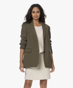 Closed Lola Oversized Scheerwolmix Blazer - Army Green -Kleding Series Winkel 230809 cf6fae2f b1b4 4270 9b2e 4e04ae5a4adf scaled