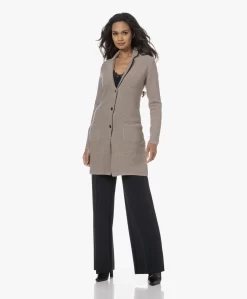 Belluna Seatle Lang Gebreid Blazervest - Beige Mêlee -Kleding Series Winkel 230810 1f6851a3 b047 43c3 a43e b4c9e7e897c9 scaled