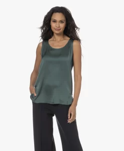 Repeat Mouwloze Stretch-Zijden Top - Kelp -Kleding Series Winkel 230810 3f1476a5 122b 4553 a597 c72c651b2342 scaled