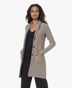 Belluna Seatle Lang Gebreid Blazervest - Beige Mêlee -Kleding Series Winkel 230810 606dbf4a 1f74 40fe 920e f4f6bbbf1ffd scaled