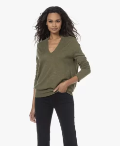 Zadig & Voltaire River Cashmere Trui - Dark Olive -Kleding Series Winkel 230810 d1d4efa8 e040 4f12 8c0f aead8011c53f scaled