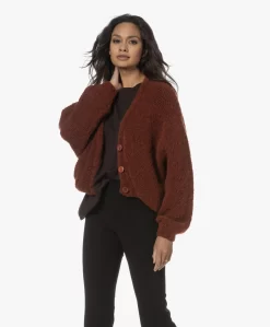 American Vintage Zolly Oversized Bouclé Vest - Rust Melange -Kleding Series Winkel 230810 f368fbed 7769 48ec 9f8c e06d45c95df2 scaled