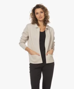 Sibin/Linnebjerg Monet Open Merinowolmix Vest - Kit