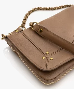 Jérôme Dreyfuss Jerome Dreyfuss Bobi S Schouder/Cross-Body Tas In Buffel/Geitenleer - Nude -Kleding Series Winkel 2346937f 410e 484e a744 0cd85e52aec3 01 scaled