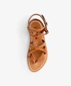 K. Jacques St. Tropez Larissa Leren Sandalen Met Studs - Bruin -Kleding Series Winkel 23a80401 79b3 4bb9 88ca c595dca78ee5 scaled
