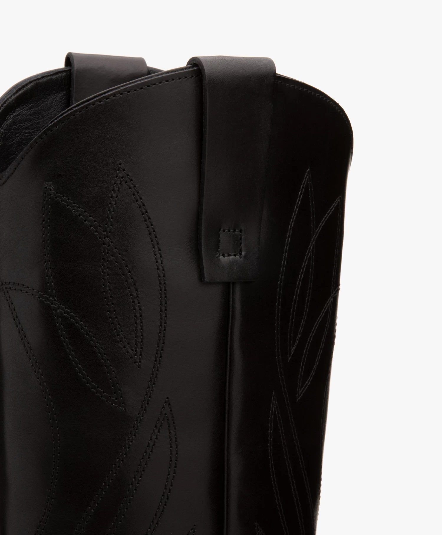 Closed Hoge Leren Cowboy Laarzen - Zwart 10 Closed Hoge Leren Cowboy Laarzen - Zwart - Afbeelding 10