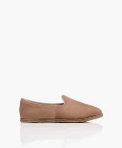 Surée Hairy Leren Loafers - Desert
