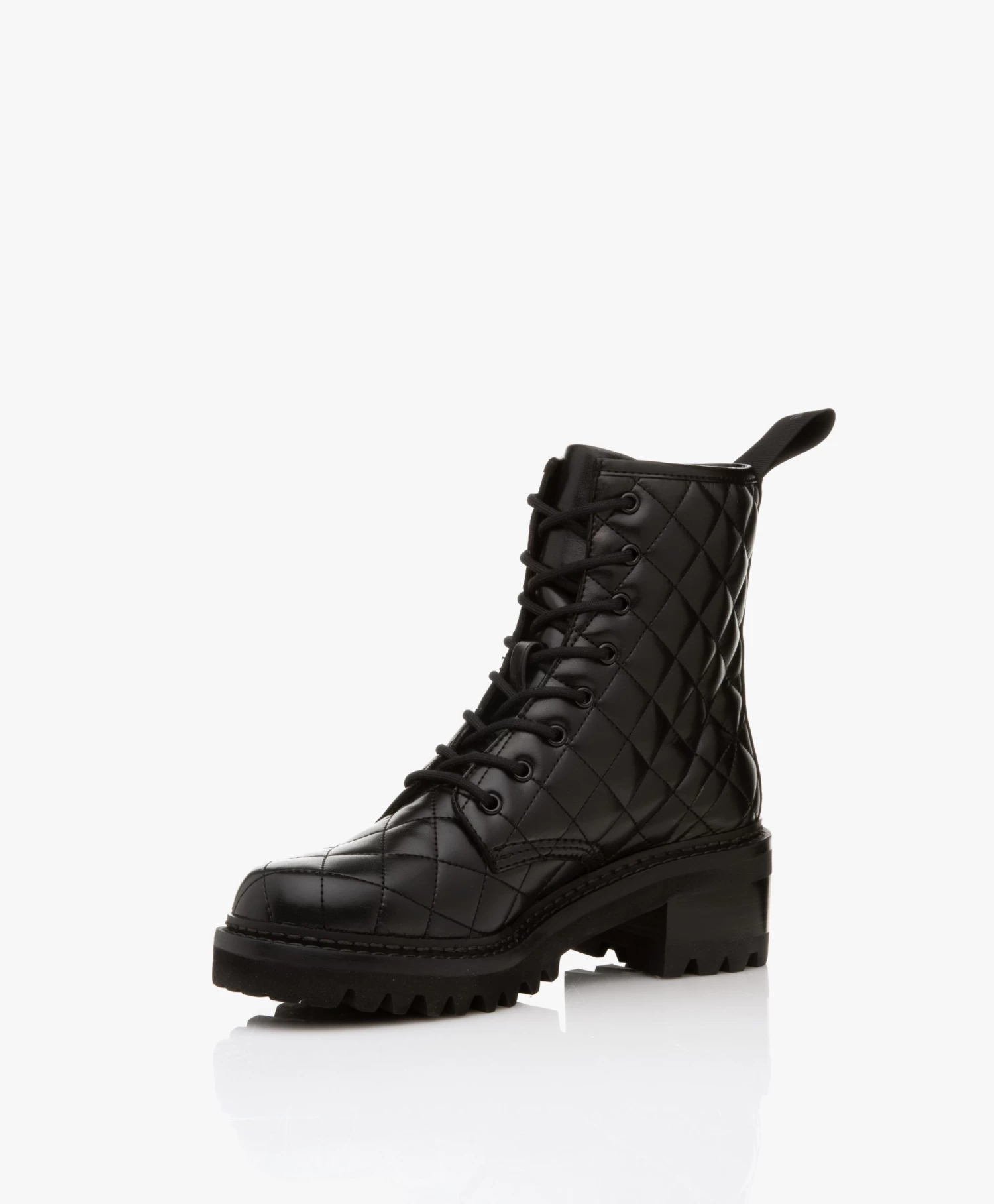 See By Chloé Jodie Doorgestikte Combat Boots - Zwart 7 See By Chloé Jodie Doorgestikte Combat Boots - Zwart - Afbeelding 7
