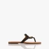 See By Chloé Hana Leren Slippers - Zwart/Bruin