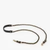Jérôme Dreyfuss Jerome Dreyfuss Bandouliere Ketting Schouderhengsel 120Cm - Zwart/Vintage Goud