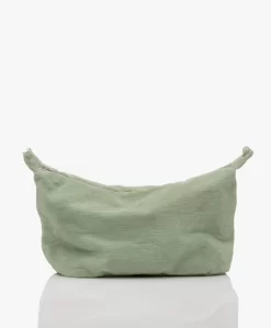 Speezys Amsterdam Zip Pouch Clutch/Bib/Toilettas - Smoke Green