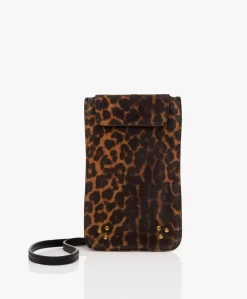 Jérôme Dreyfuss Jerome Dreyfuss Leren Cross-Body Telefoontasje - Leo Chamois