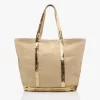 Vanessa Bruno Grote Linnen Shopper Met Rits - Paille