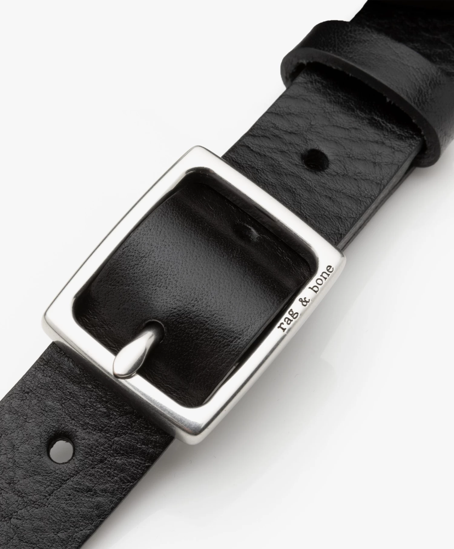 Rag & Bone Baby Boyfriend Leren Riem - Zwart 11 Rag & Bone Baby Boyfriend Leren Riem - Zwart - Afbeelding 11