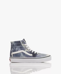 Vans Sk8-Hi High-Top Sneakers - Bleach Wash Blue