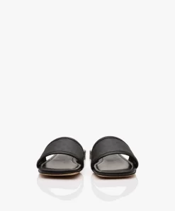 Anine Bing Ria Monogram Print Slip-In Sandalen - Zwart -Kleding Series Winkel 4a691dac 626d 4a54 a566 682aadfc961c 05 scaled