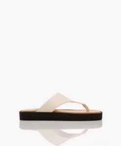 By Malene Birger Marisol Leren Slippers - Vanille Crème