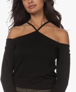 Iro Grenade Off-Shoulder Halter Longsleeve - Zwart -Kleding Series Winkel 516f12c5 a7bb 47d7 a469 3a5692767f24 184 scaled