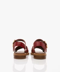 See By Chloé Lyna Kalfsleren Sandalen - Medium Rood -Kleding Series Winkel 52307d7d efbe 4cc7 af36 cef7ea2402e4 170 scaled
