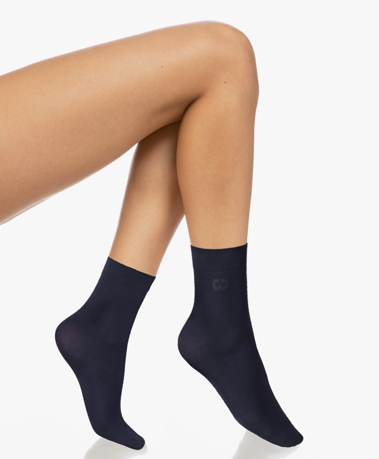 Wolford Aurora Cradle-To-Cradle 70 Denier Sokken - Navy Opal 1 Wolford Aurora Cradle-To-Cradle 70 Denier Sokken - Navy Opal