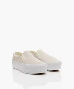 Vans Classic Slip-On Stackform Mono Sneakers - Marshmallow -Kleding Series Winkel 53b1022c b482 4ef4 a240 f786a5fbcc8c 04 scaled