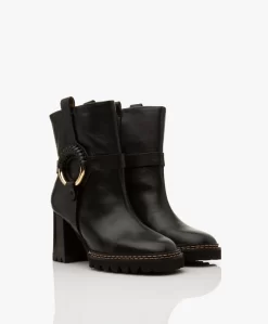 See By Chloé Hana Enkellaarzen Met Hak - Zwart -Kleding Series Winkel 5491d084 9284 46bf 8d72 db2f8c52b496 06 scaled