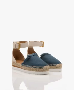 See By Chloé Glyn Espadrille Sandalen - Medium Blauw/Off-White -Kleding Series Winkel 56464c11 cf82 4410 902f fa6f50e36f30 11 scaled