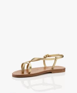 K. Jacques St. Tropez Muse Leren Sandalen - Lame Platine -Kleding Series Winkel 5f623eae 5355 4eae 9221 8db832b29633 549 scaled