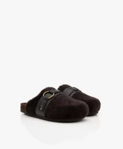 See By Chloé Gema Faux Lammy Mules - Donkerbruin -Kleding Series Winkel 5fc566d2 f867 4ca1 96cc 849625064054 04 scaled