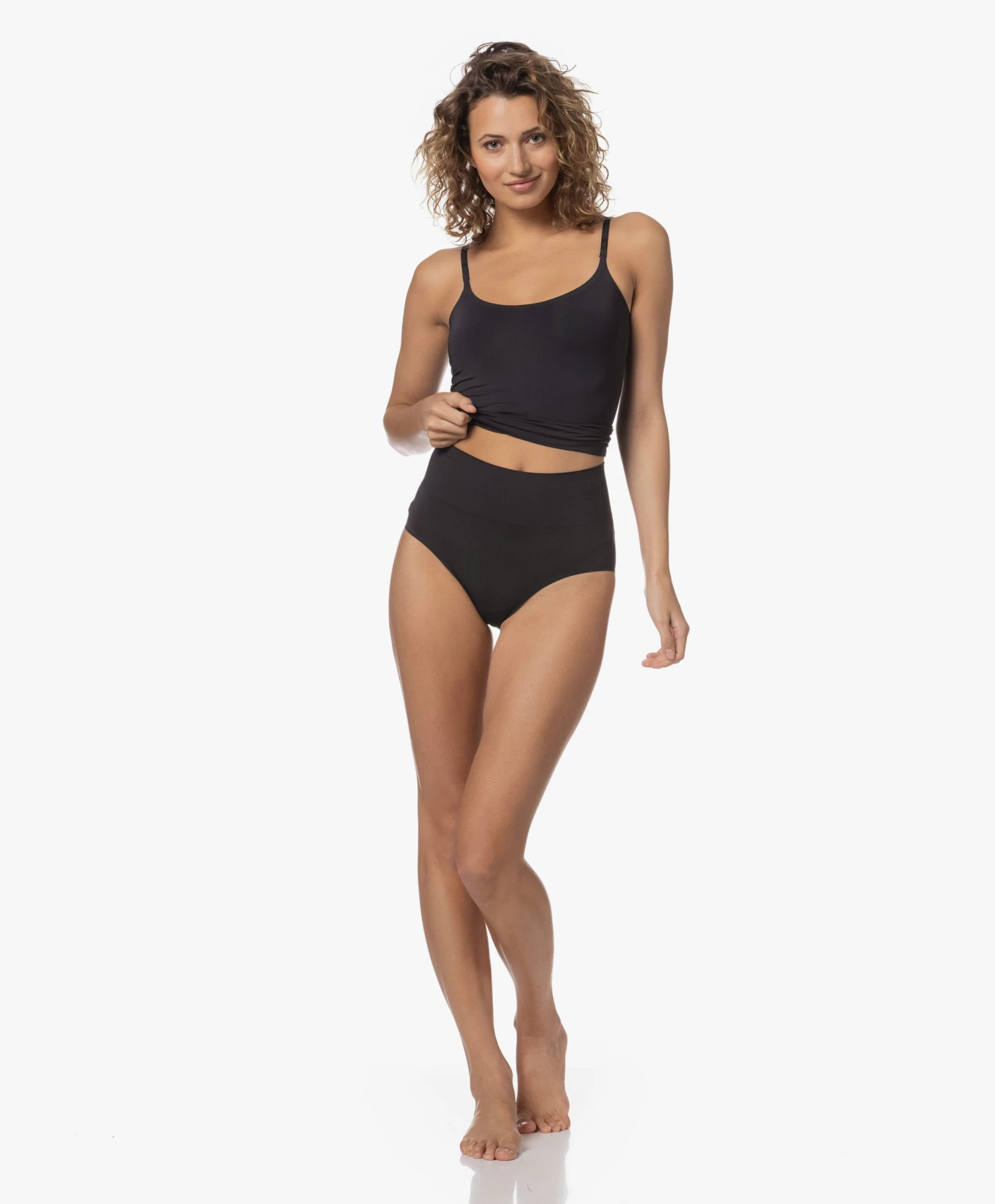 Wolford Naadloze Cropped Camisole - Zwart 9 Wolford Naadloze Cropped Camisole - Zwart - Afbeelding 9