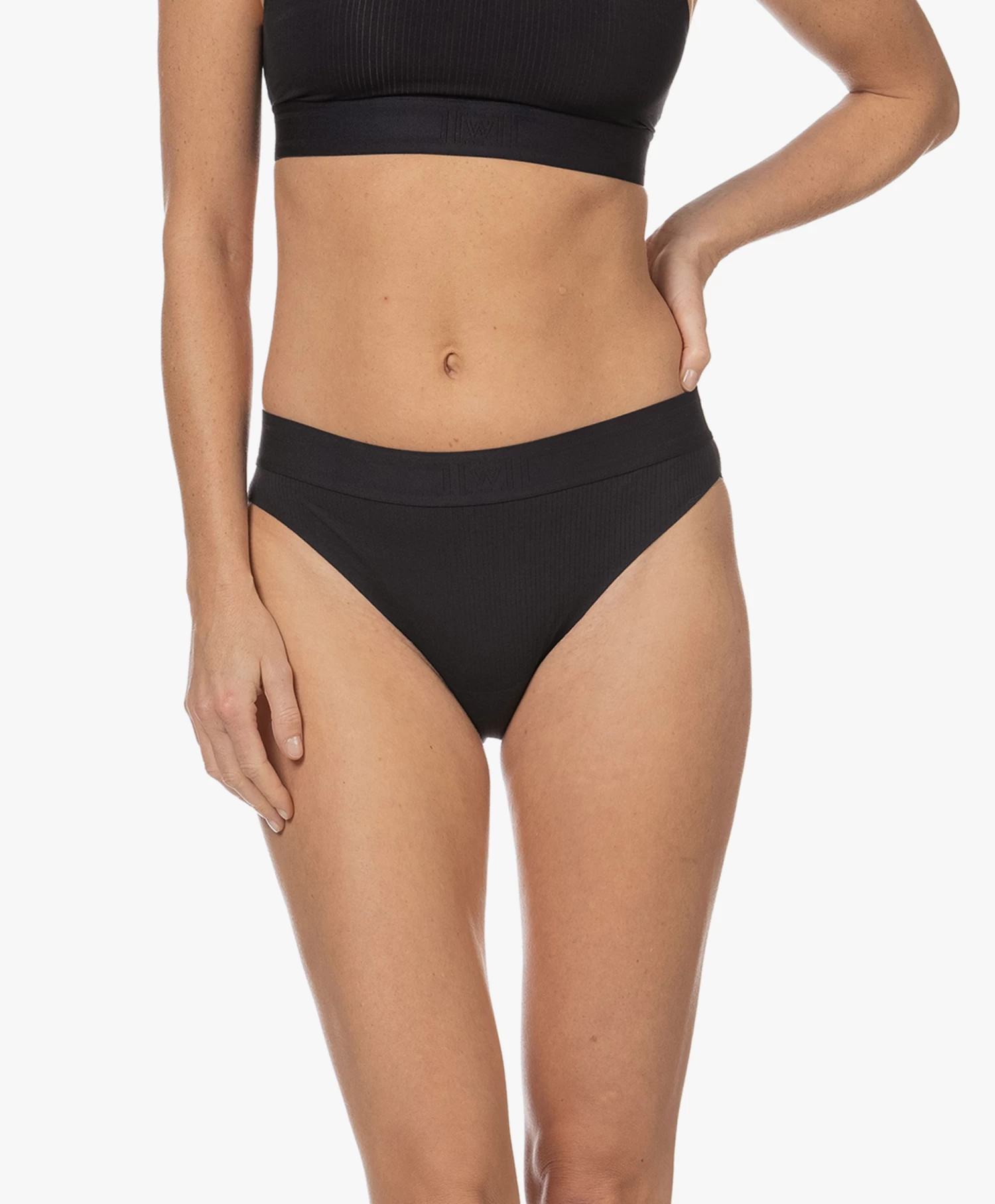 Wolford Beauty Cotton Rib Slip - Zwart 12 Wolford Beauty Cotton Rib Slip - Zwart - Afbeelding 12