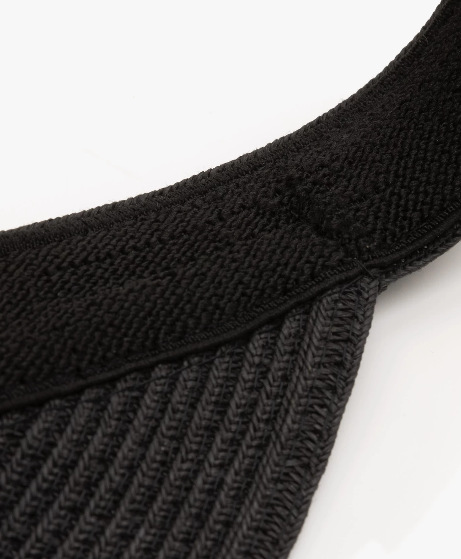 Resort Finest Papierstro Zonneklep - Zwart 3 Resort Finest Papierstro Zonneklep - Zwart - Afbeelding 3